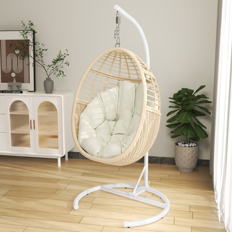 Egg chair white online hanging